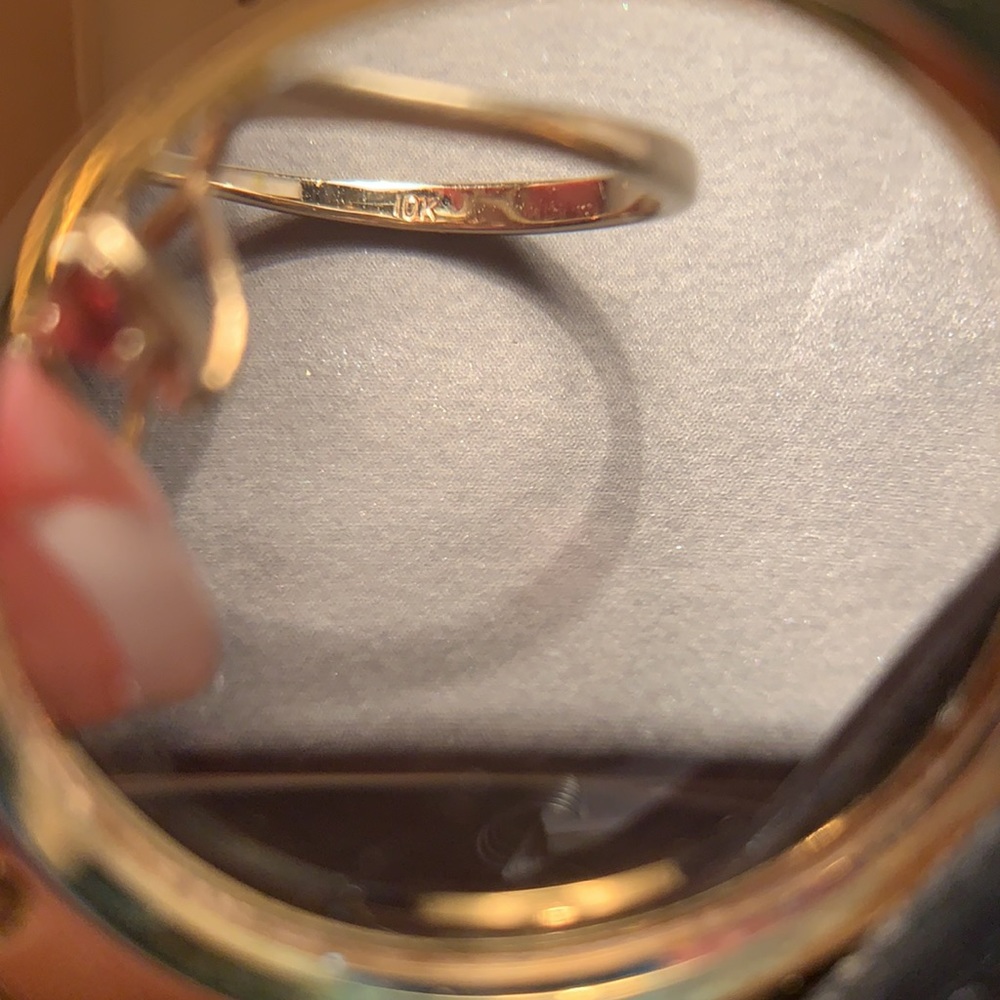 Gold Multi Stone Ring - image 4